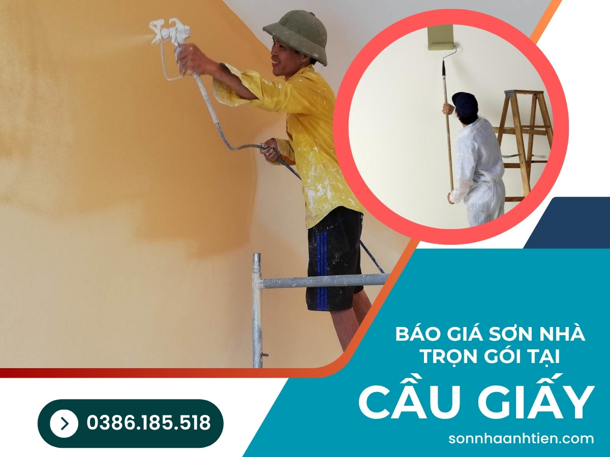 8 - Báo giá sơn nhà trọn gói tại quận Cầu Giấy Hà Nội 2025